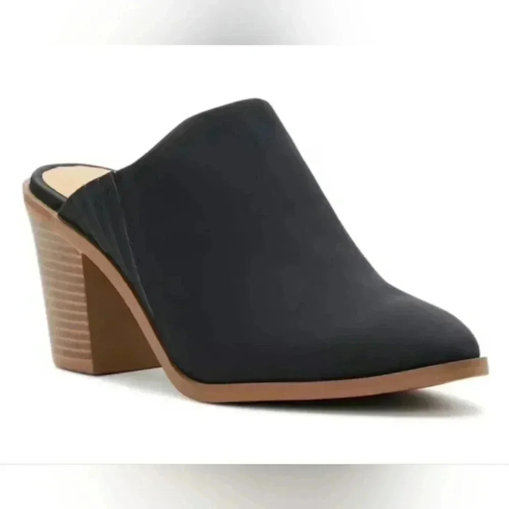 Time and Tru Women's Block heels slip on Mules. Size 7 . NWT - Picture 2 of 8